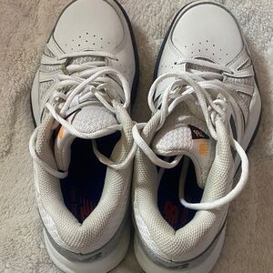 New Balance Kids White and Black Sneakers